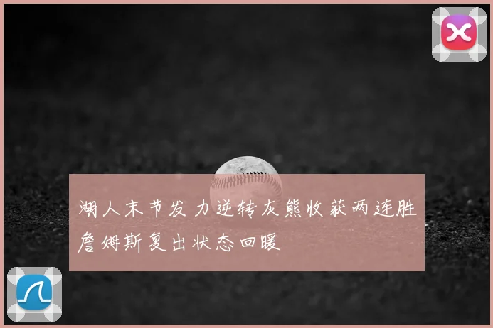 湖人末节发力逆转灰熊收获两连胜詹姆斯复出状态回暖